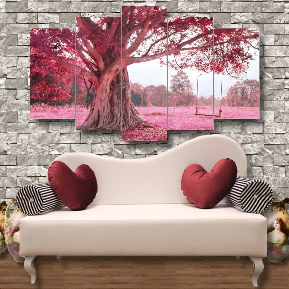 Toptan 5 Parçalı MDF Tablo PMT1593