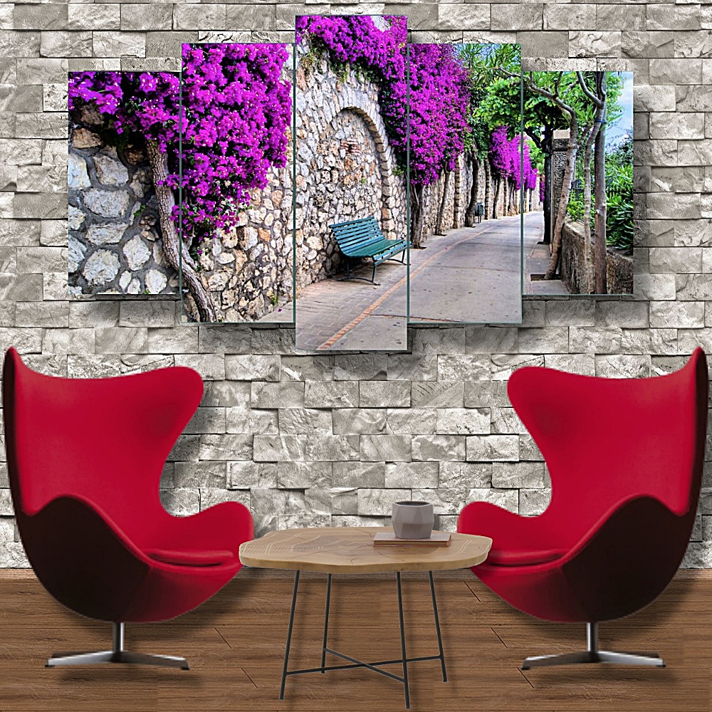 Toptan 5 Parçalı MDF Tablo PMT1594