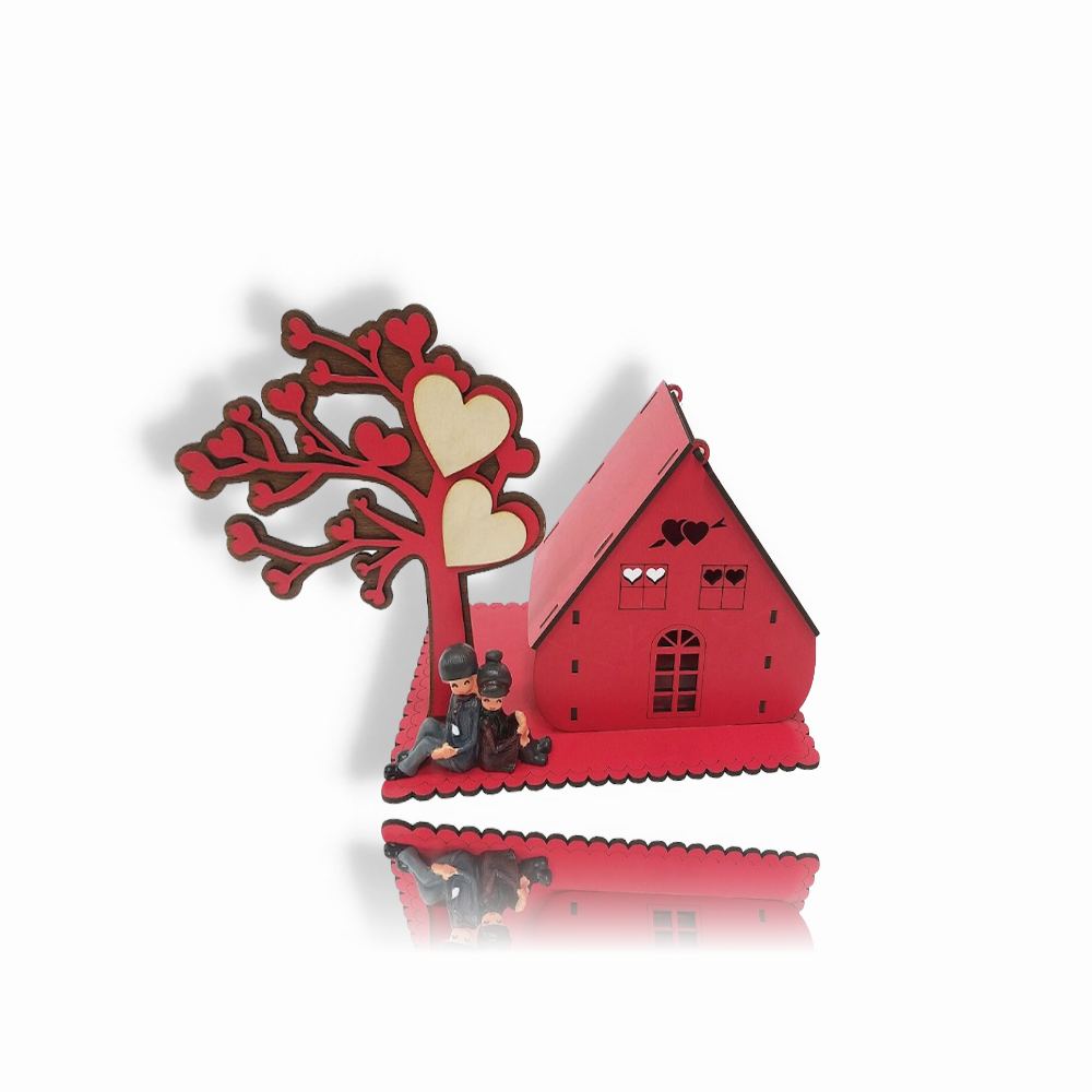 Sevgiliye Ahşap Aşk Evi