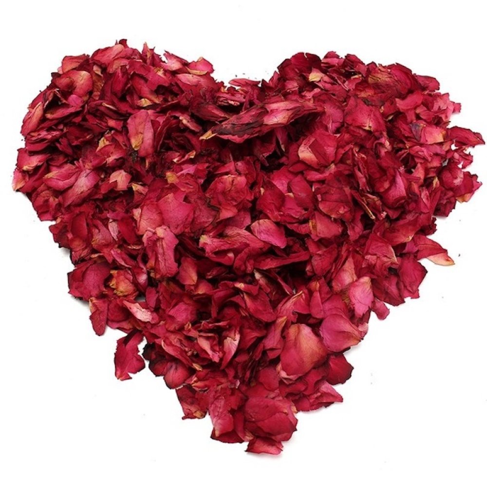 Kurutulmuş Gerçek Gül Yaprakları Küçük Boy