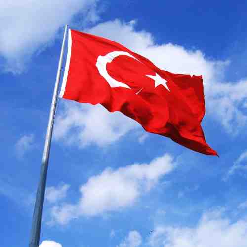 Kumaş Türk Bayrağı 60x90