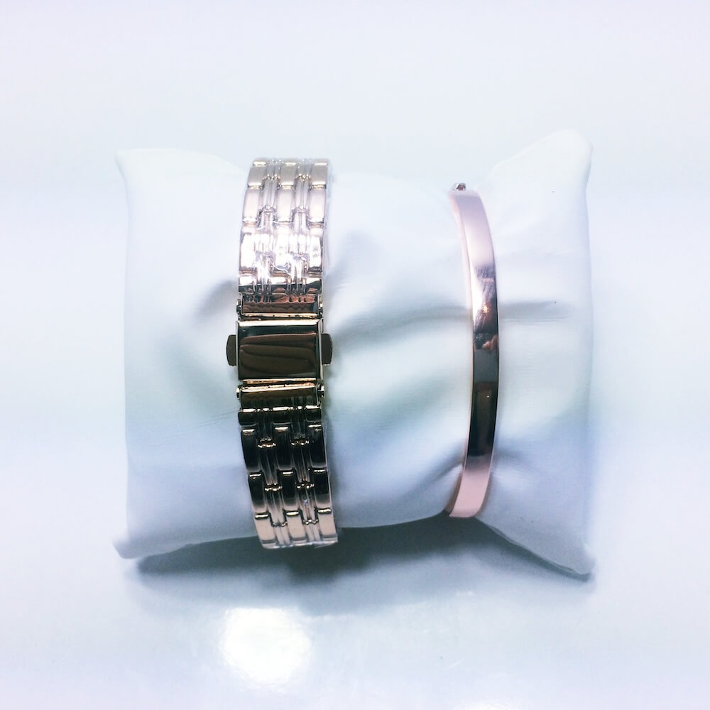 Spectrum Gold Kordon Beyaz Kadran İnce Bayan Kol Saati