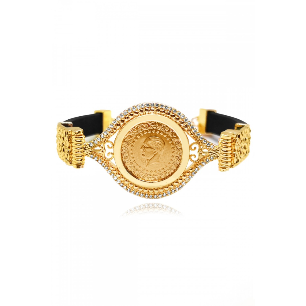 22 Ayar Çeyrek Altınlı Bileklik