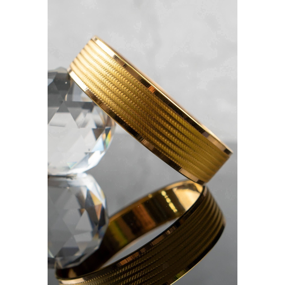 22 Ayar Işçiliksiz Trabzon Desen Bilezik 15 gr