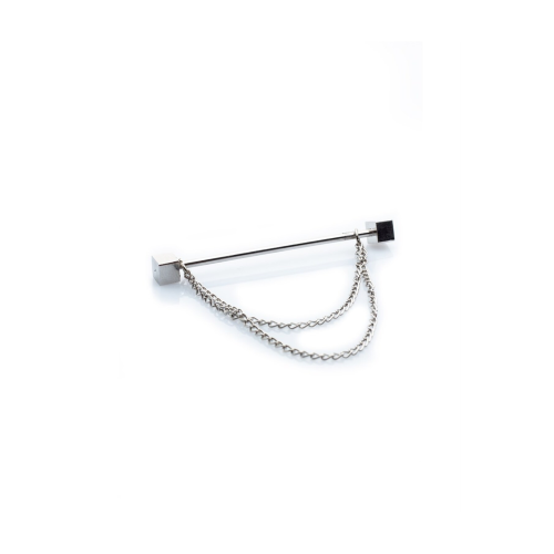 Erkek Gümüş Renk Yaka Iğnesi