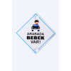 Dikkat Arabada Bebek Var/pleksi Ikaz Levhası/ Arabalı Erkek Çocuk