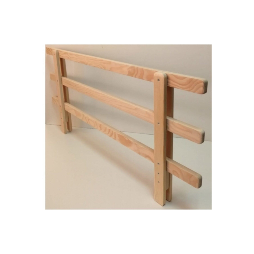 Ahşap Bebek Çocuk Yatak Koruma Bariyeri Korkuluk Beşik Korkuluğu 120x45