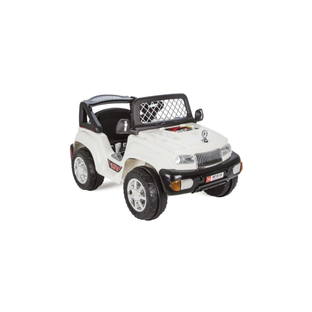 05 118 Panther Kumandalı Akülü Araba Beyaz