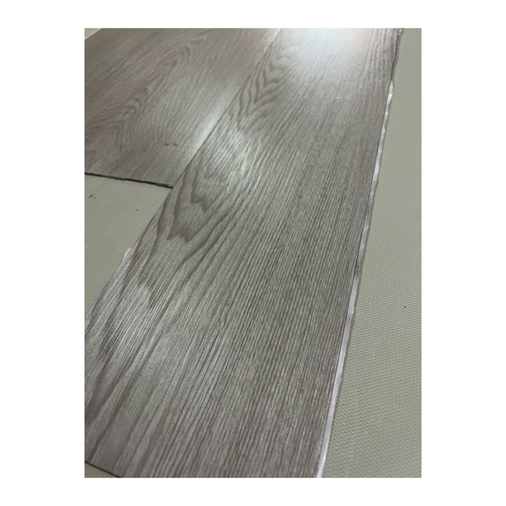 Nwyp02 Açık Gri Budaklı Yapışkanlı Ahşap Pvc Yer Döşeme Parkesi