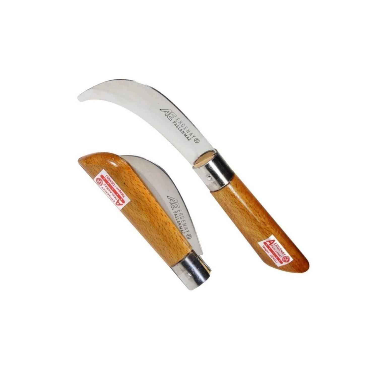 Yatağan Eğri Uçlu Aşı Bıçağı Bağ Bıçağı 22 cm