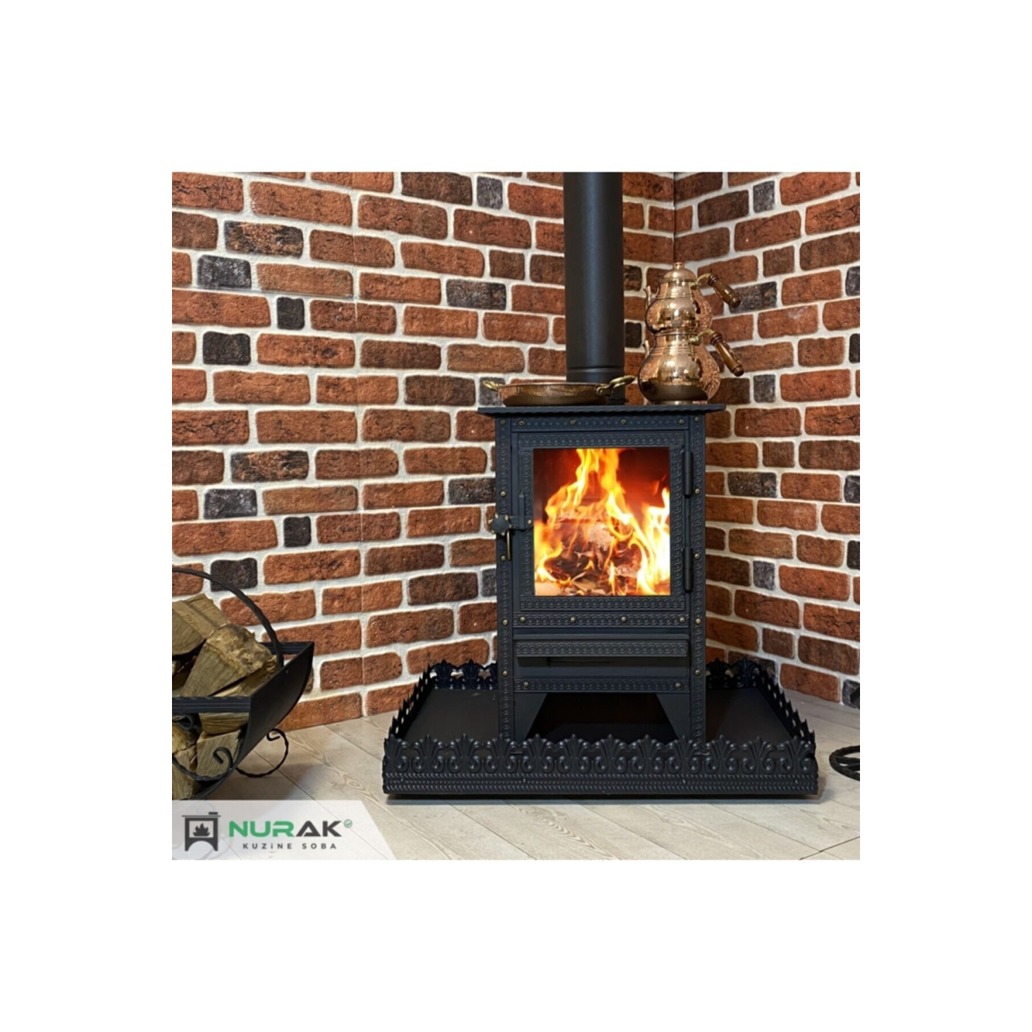 Camlı Şömine Soba