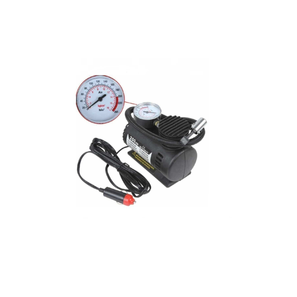 Oto Araç Mini Kompresör Hava Kompresörü 12 V 250 Psı Araba Hava Pompası Lastik Şişirici Taşınabilir