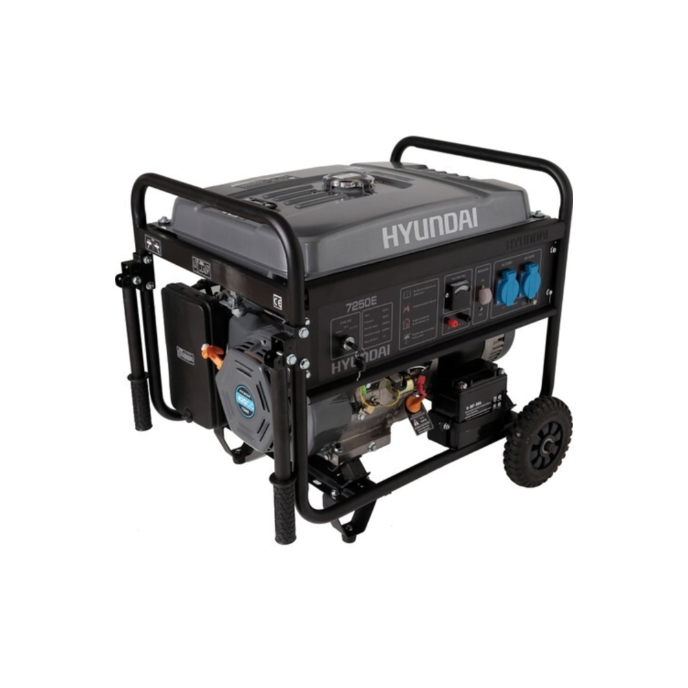 Hhy7250e Benzinli Monofaze Marşlı Jeneratör 7,5 Kva
