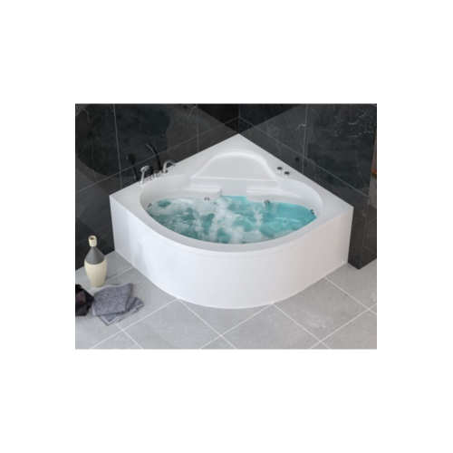 Alope 110x110x55 Oval Oturmalı Küvet Hidro Masaj Sistemi