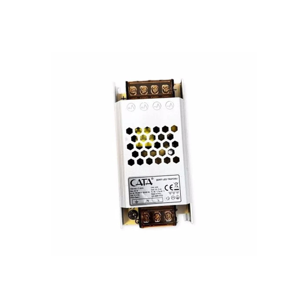 Ct-2674 60w 5 Amper Süper Slim Fansız Şerit Led Trafosu