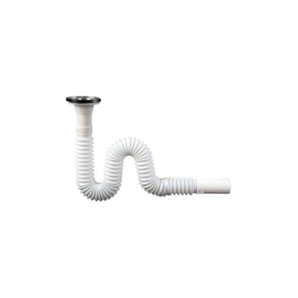 Körüklü Lavabo Sifonu Lavabo  Gider Borusu Uzun 100 Cm Hortum