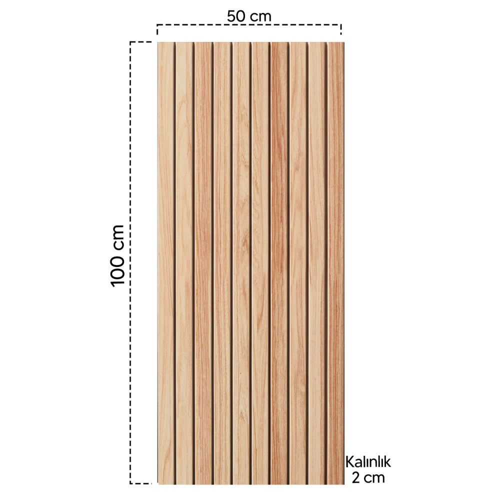 Ahşap Görünümlü Strafor Duvar Kaplama Paneli 910-201 - 50x100