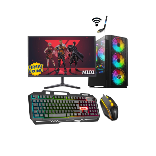 M101 Intel Core I5-650 3,20ghz 8gb Ram 256gb Ssd 18,5'' Masaüstü Bilgisayar