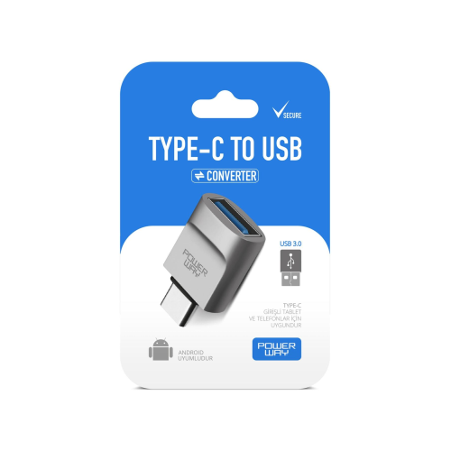 Usb To Type-c Yüksek Hızlı Veri Aktarımı Otg Çevirici Dönüştürücü Adaptör