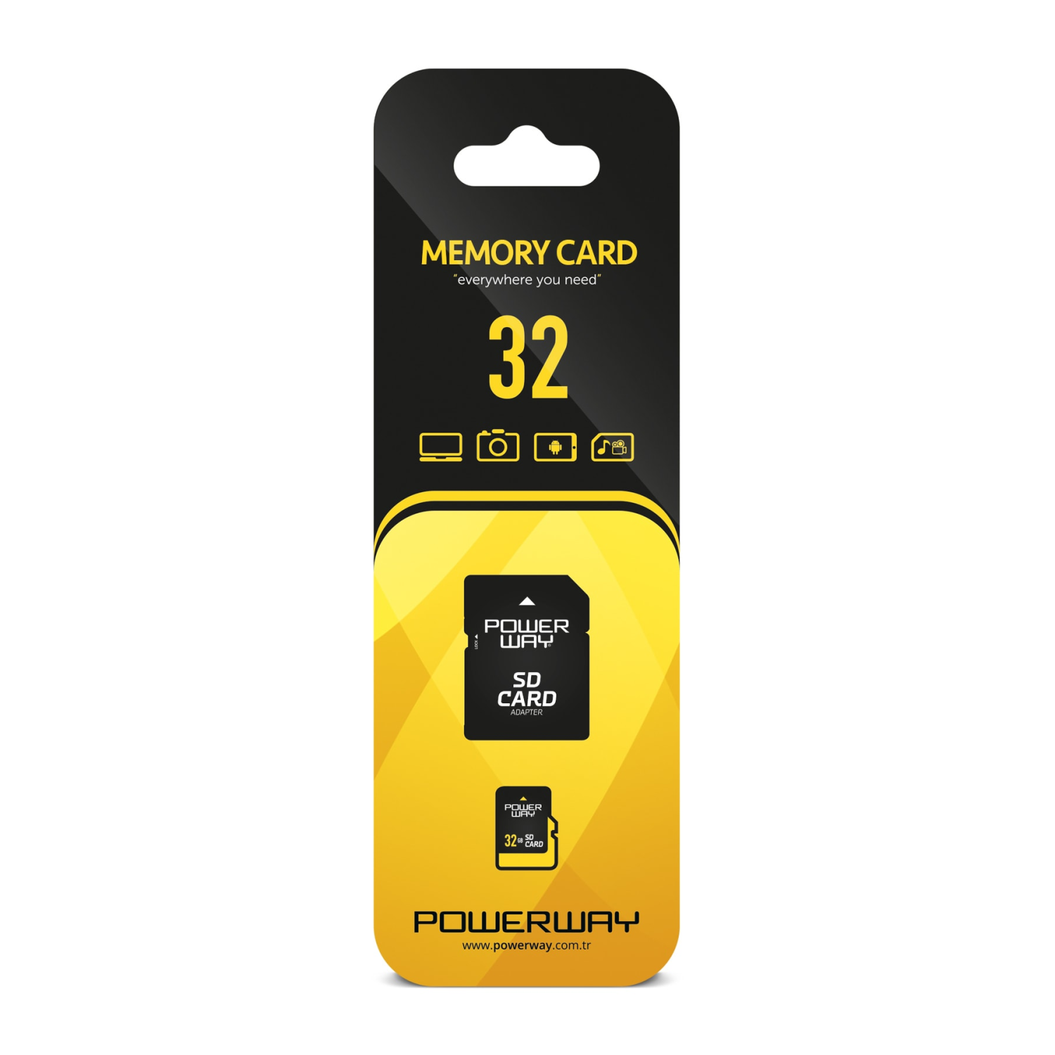 32 GB Hafıza Kartı Adaptör Dahil