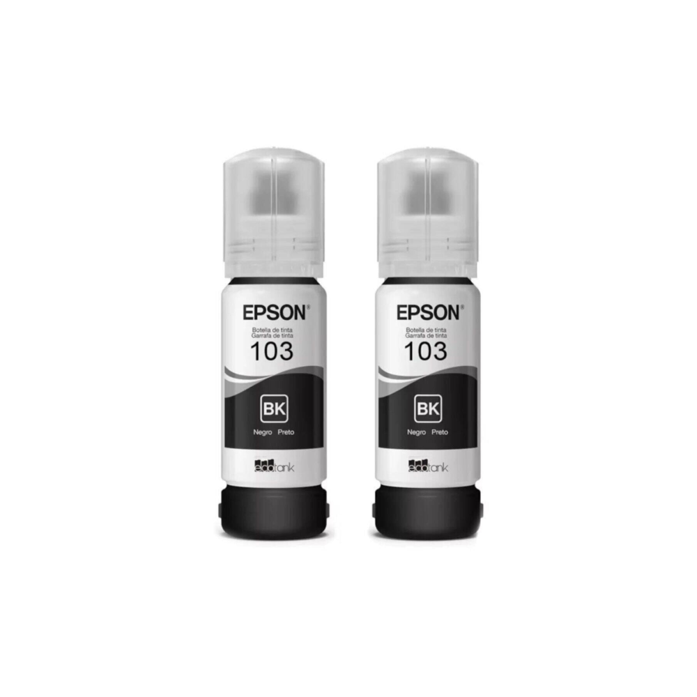 Orijinal 103 Black (siyah) 2 Adet Mürekkep