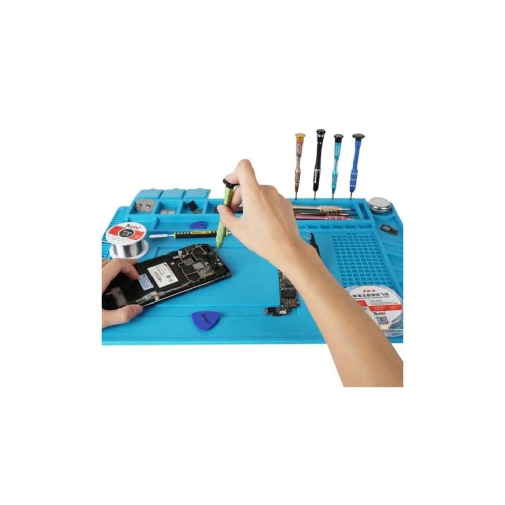 S160 Isıya Dayanıklı Silikon Ped Mıknatıslı Tamir Pedi 45x30cm