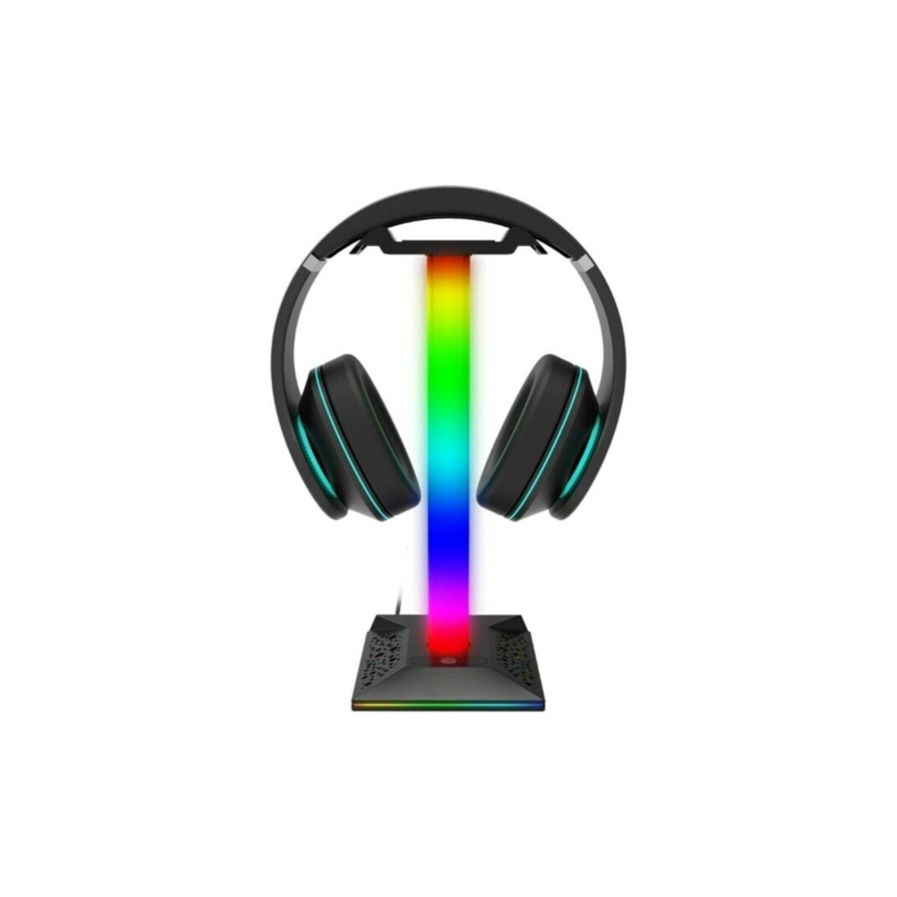 Gaming Rgb Kulaklık Standı Stant Gamer Led’li Usb Girişli