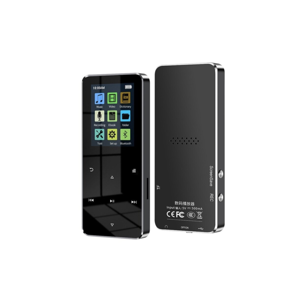 Bluetooth Mp3-mp4 Player Ses Kayıt Ve Hoparlör Çalar Fm Radyolu Şarjlı Dahili 8gb