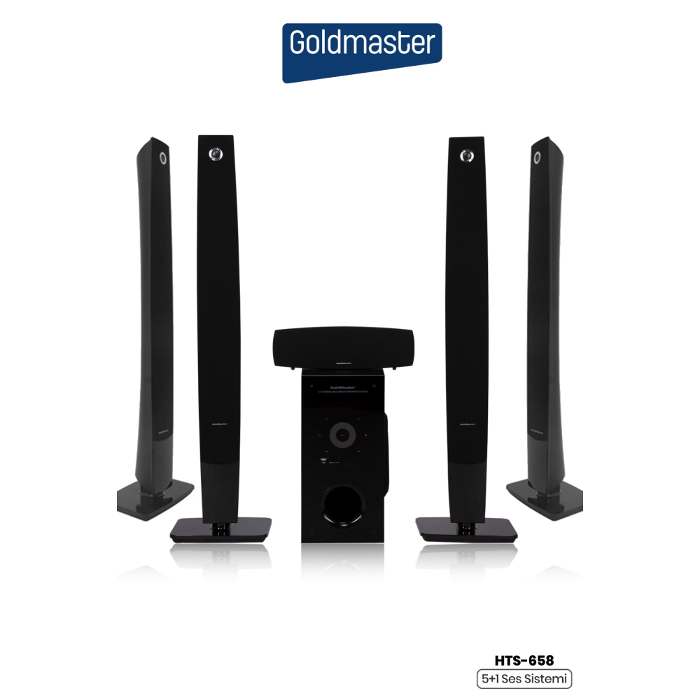 5+1 Ev Sinema Ses Sistemi Dokunmatik Panel Hts-658