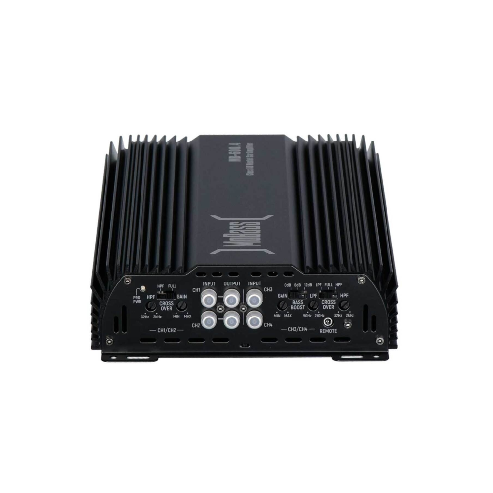 Oto Anfi 2400w 4 Kanal Bass Kontrollü Mb-600.4