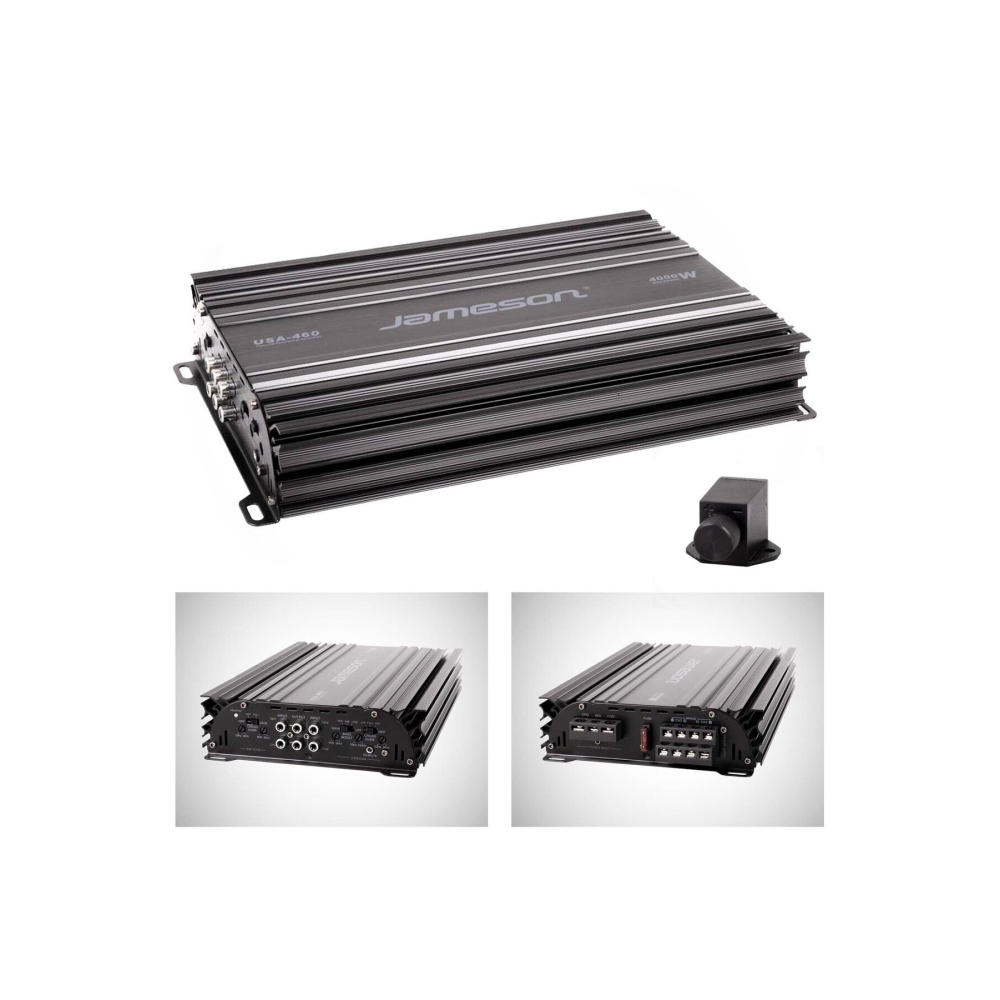 Oto Anfi 4000w 4 Kanal Bass Kontrol Usa-460 Uyumlu