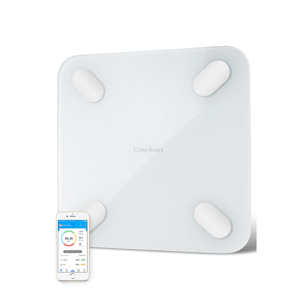 Yağ Ölçer Fonksiyonlu Baskül Akıllı Bluetooth Tartı