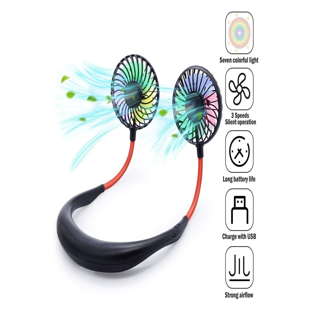 Beyoutdoor Şarjlı Boyun Askılı Fan Vantilatör Kablosuz Ycl-44744