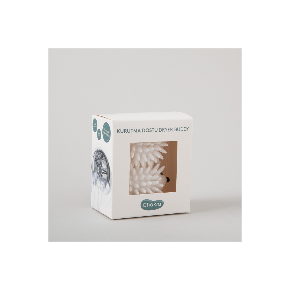 2'li Kirpi Kurutma Topu Beyaz