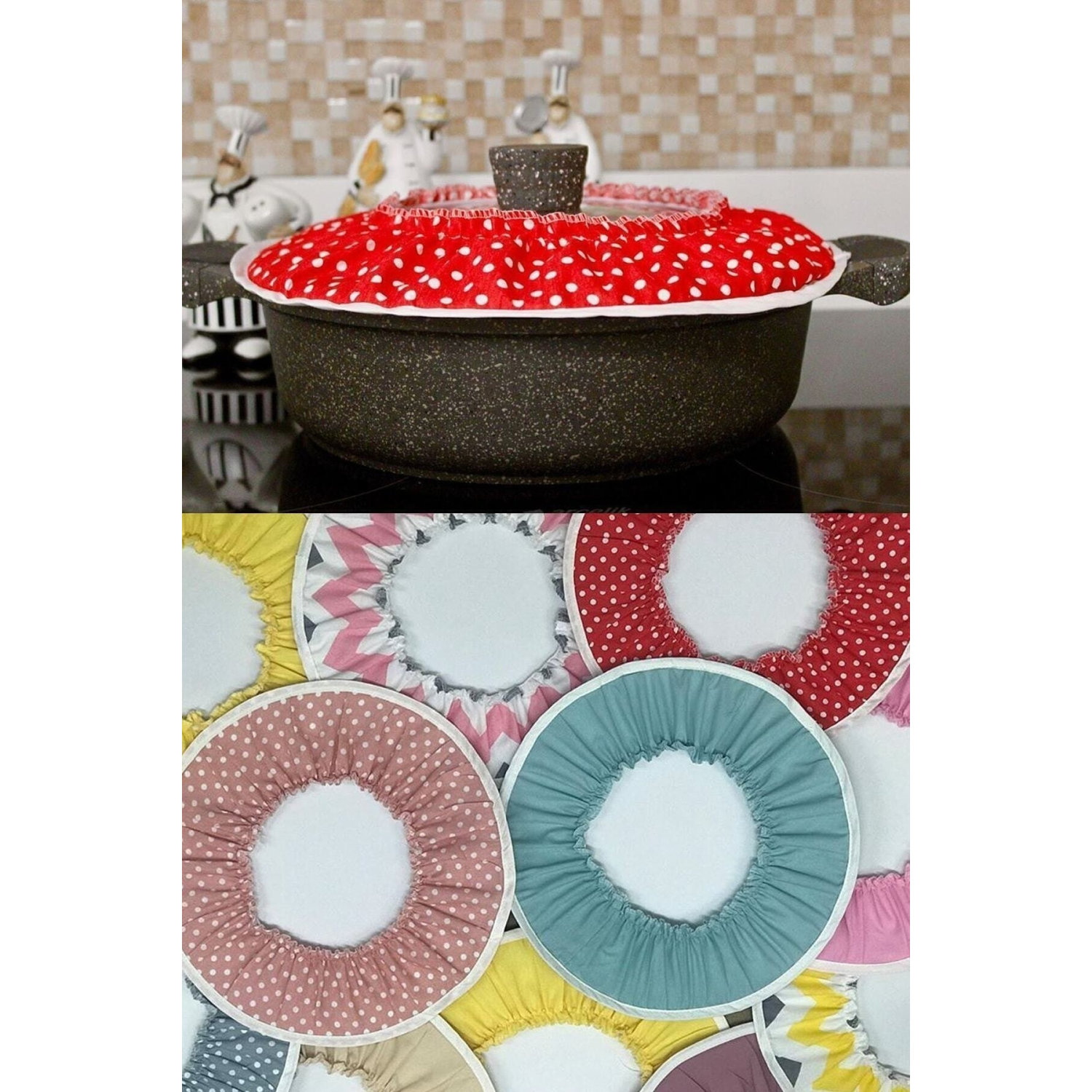 Pilav Demleme Örtüsü Demlematik Pratik Tencere Kapağı Bonesi Demlematik