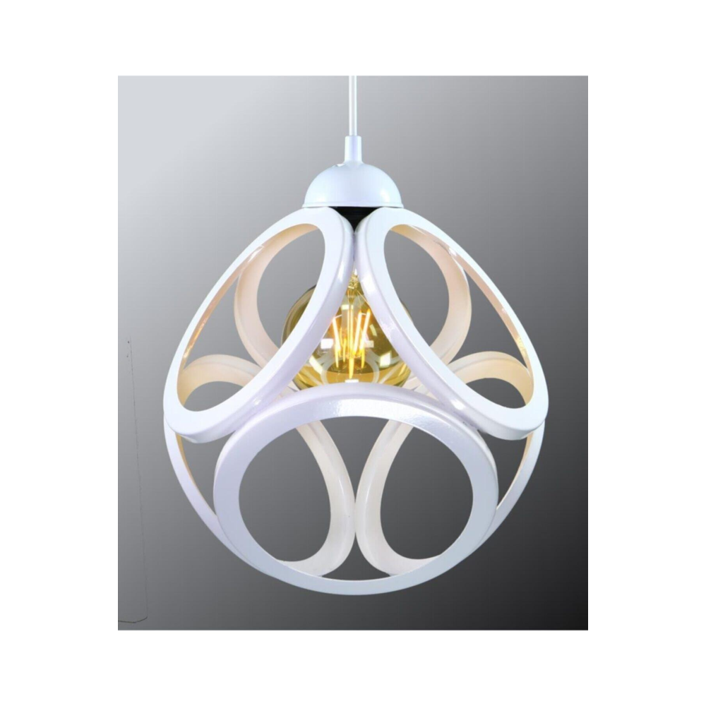 Tekli Modern Çember Küp Model Sarkıt Avize