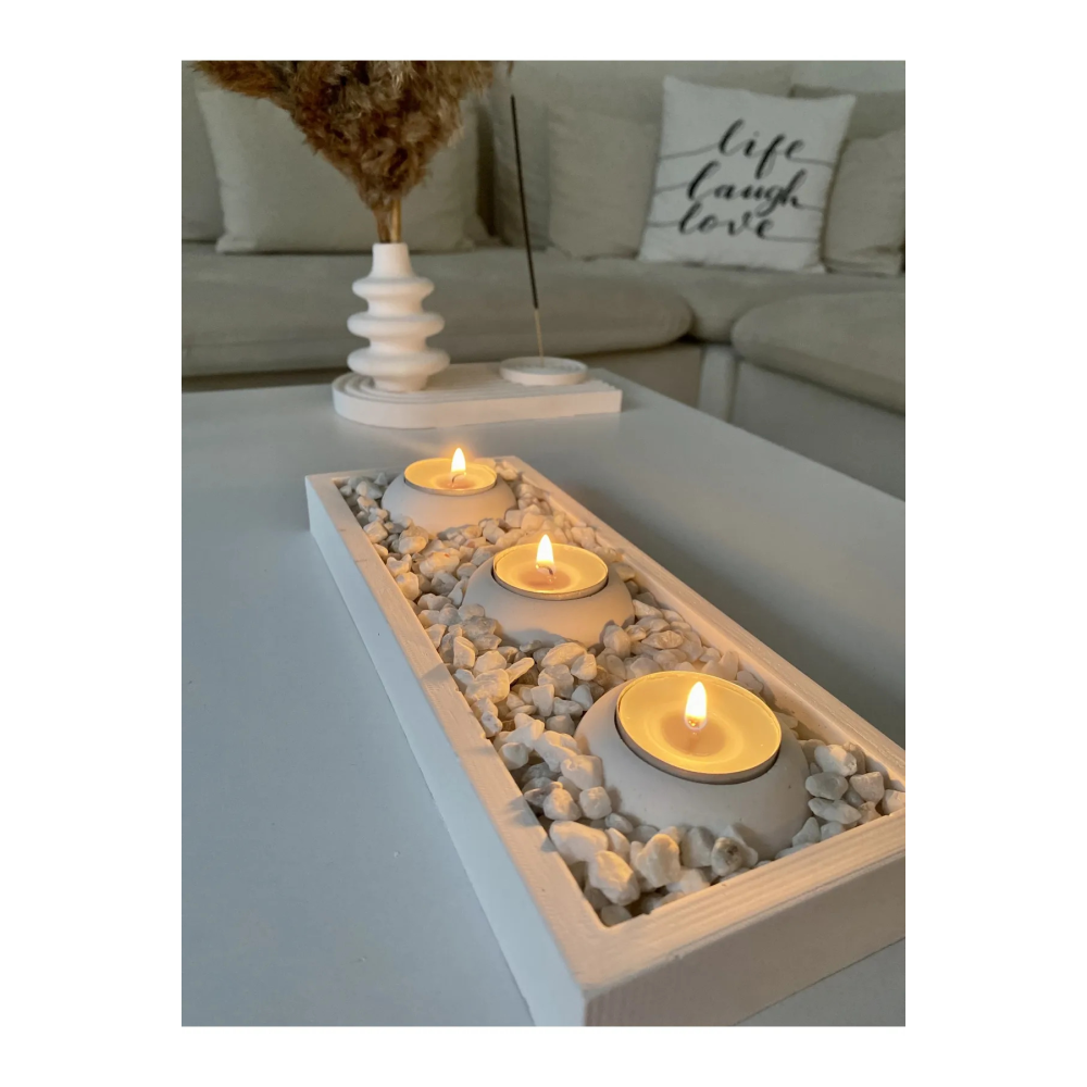 Tabaklı Beton Mumluk