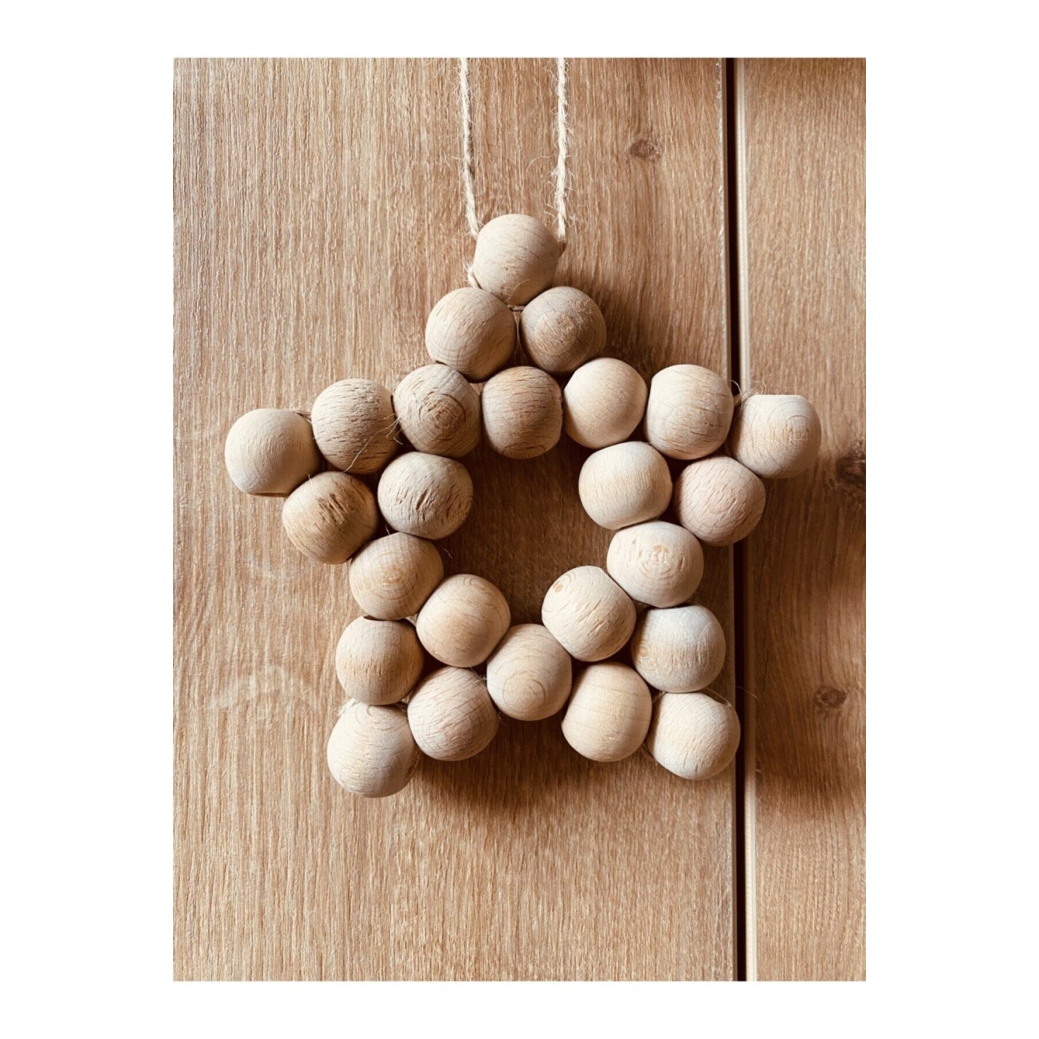 Wunpep Ahşap Yıldız Dekoratif