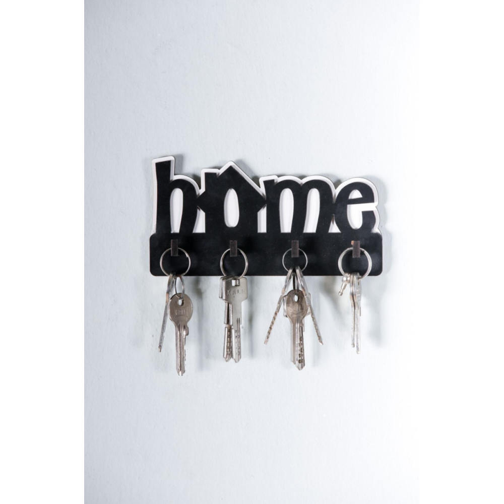 Home Ahşap Duvar Dekoru Anahtar Askısı