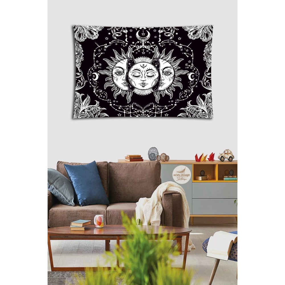 Güneş Kız Duvar Örtüsü Halısı