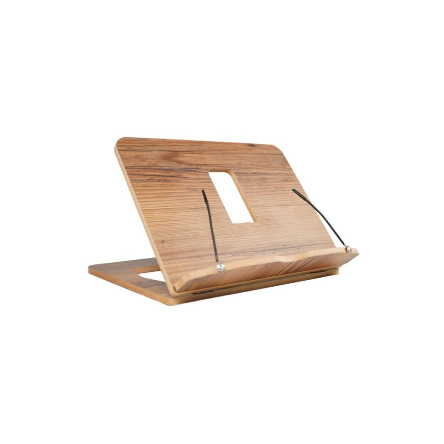Kitap Okuma Standı Ahşap Sayfa Tutucu Aparatlı Katlanabilen Portatif Tablet Telefon Standı