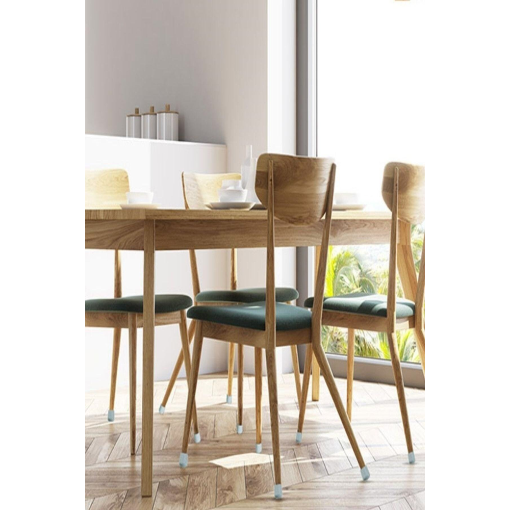 8 Adet Silikon Masa Ve Sandalye Ayağı Için Kaydırmaz Çizdirmez Fonksiyonlu Mobilya Çorabı