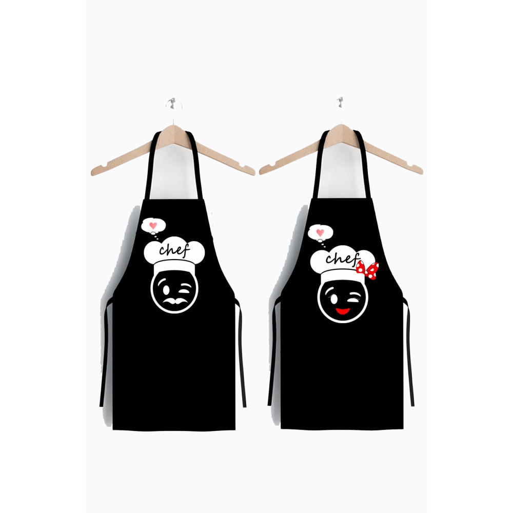 Ays Home Yeni Chefs Ikili Leke Tutmaz Mutfak Önlüğü Seti