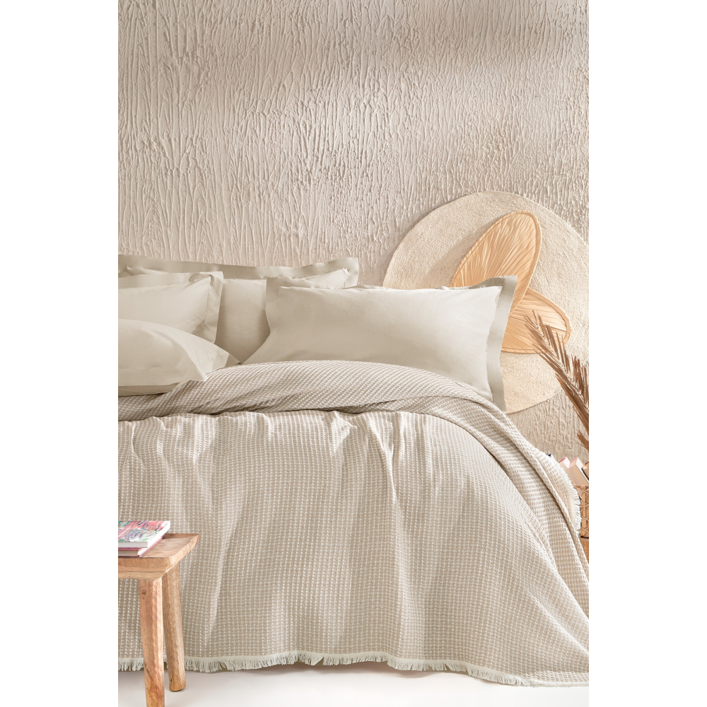 Octo Çift Kişilik Pike - Bej