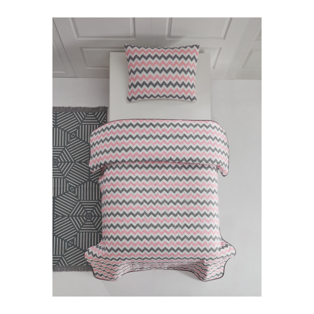 Tek Kişilik Kapitone Yatak Örtüsü Seti