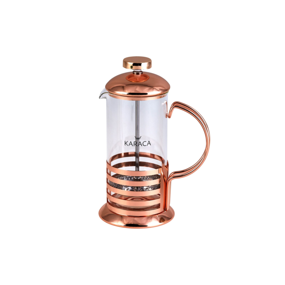Coffee Bean French Press Bronze Linear 350 ml