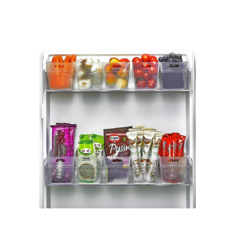 6 Lı Buzdolabı Içi Mini Düzenleyici Kutu Organizer - Buzdolabı Kapak Düzenleyici