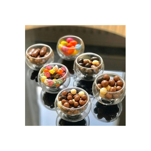 6lı ı Çift Cidarlı Mini Sosluk Drajelik Lokumluk