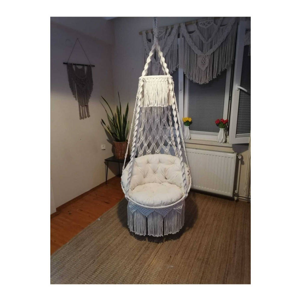 Elegant Concept Makrome Salıncak Minderi Ürün 