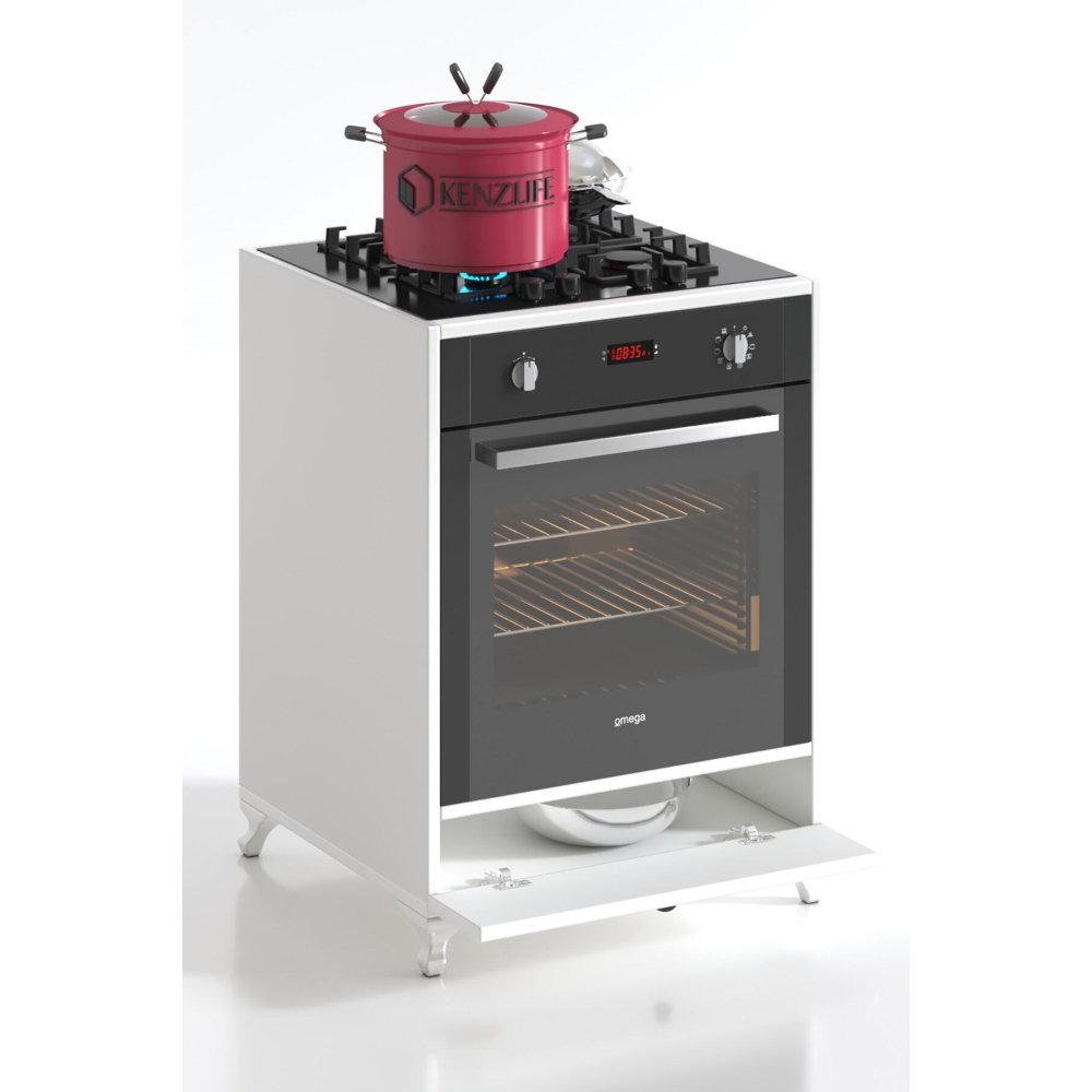 ankastre modülü kabini radon byz fırın ocak dolabı kapaklı ayaklı